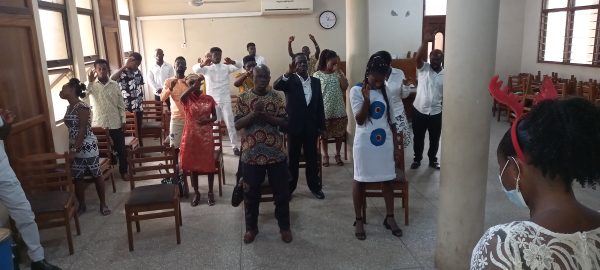 A congregation of a Deaf church in Ghana
