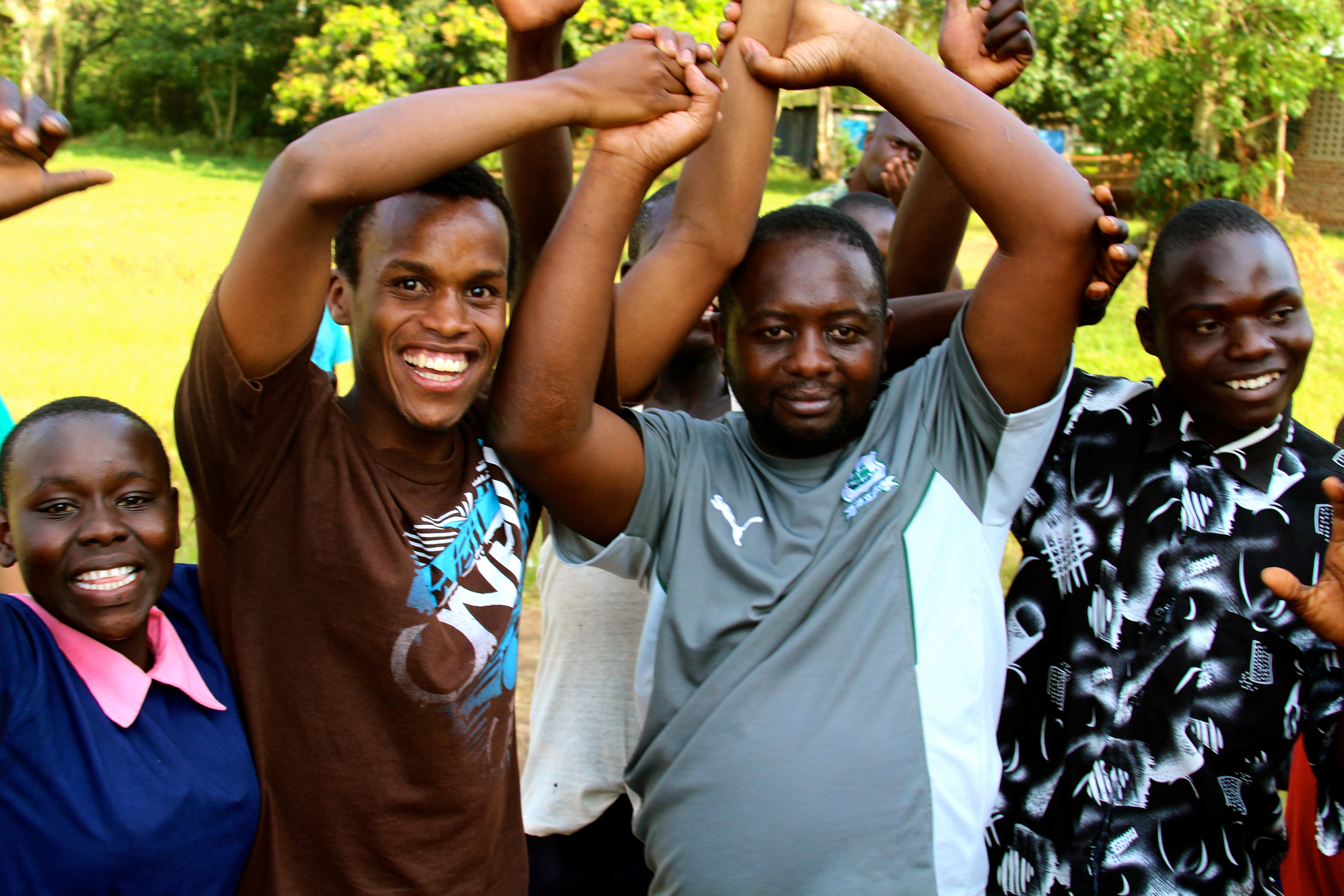 Smiling Deaf people